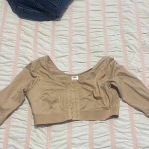 Elegant Tan Women's Crop Top